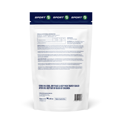 100% Pure L-Glutamine — Recovery Amino Acid Powder