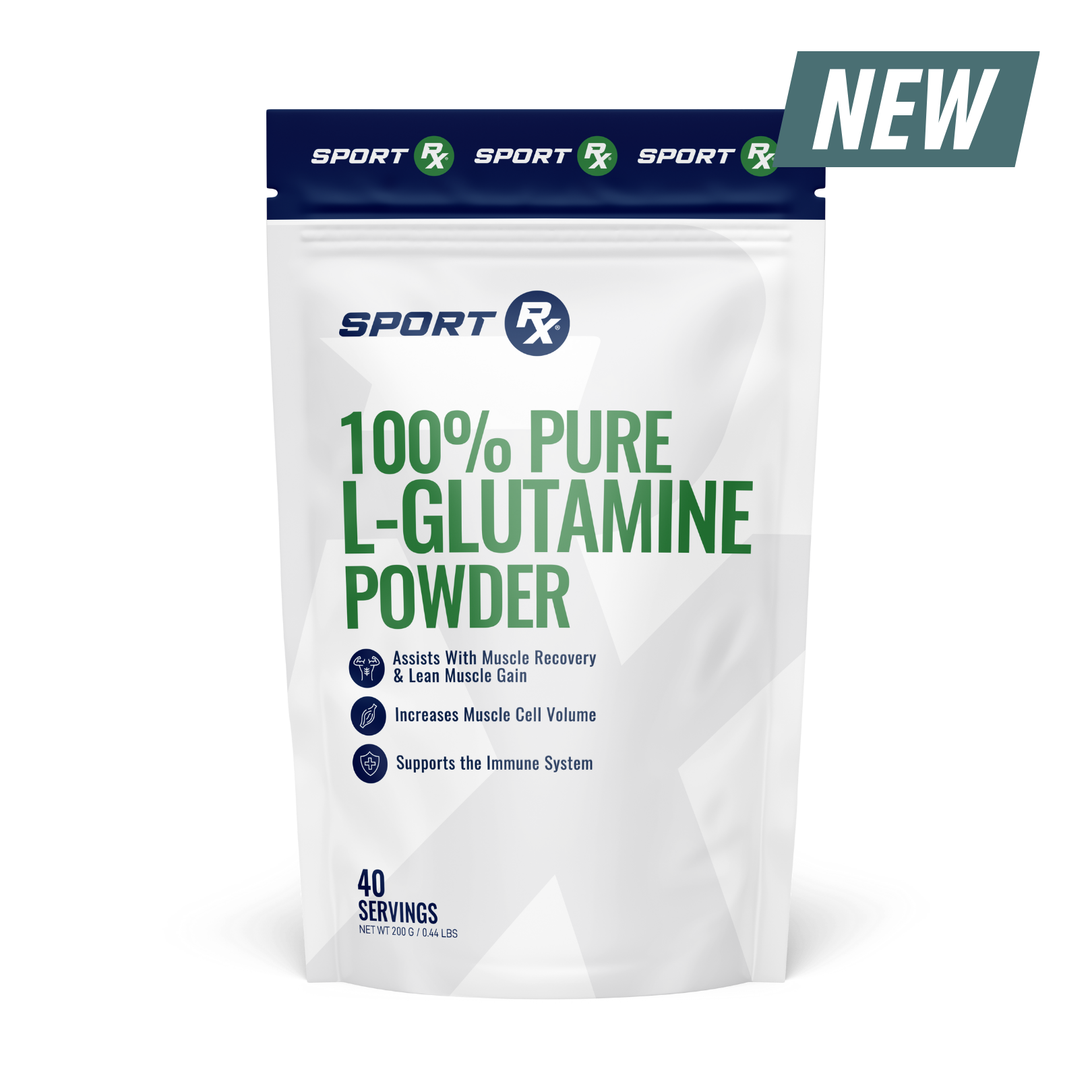 100% Pure L-Glutamine — Recovery Amino Acid Powder