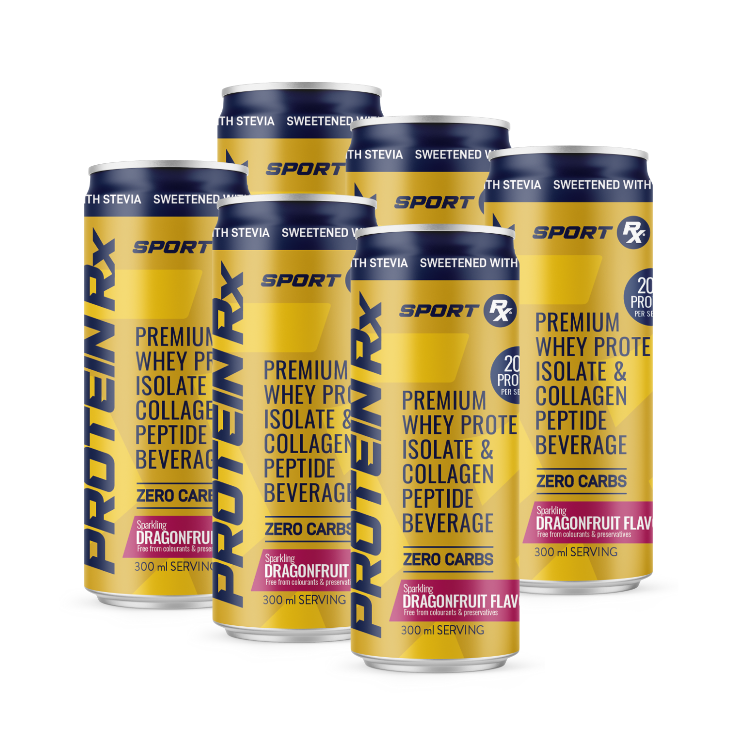 SPORT Rx | Protein Ready-to-Drink 6-Pack | Dragon Fruit (with Stevia)