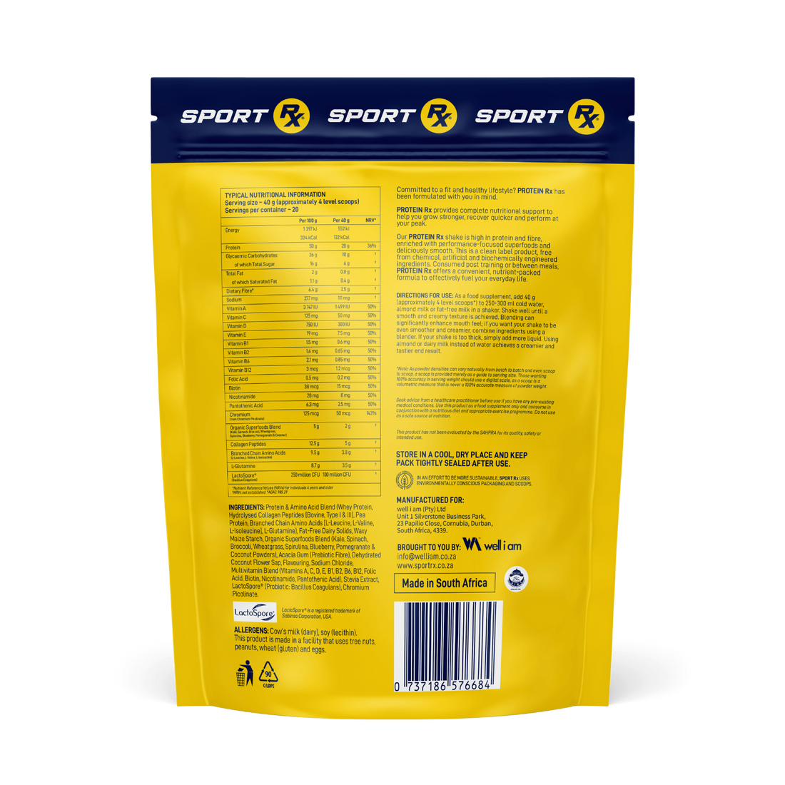 PROTEIN Rx | Vanilla Caramel