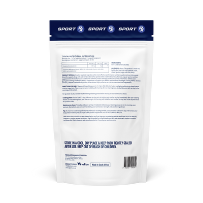 100% Pure Creatine Monohydrate — Unflavoured Creatine Powder