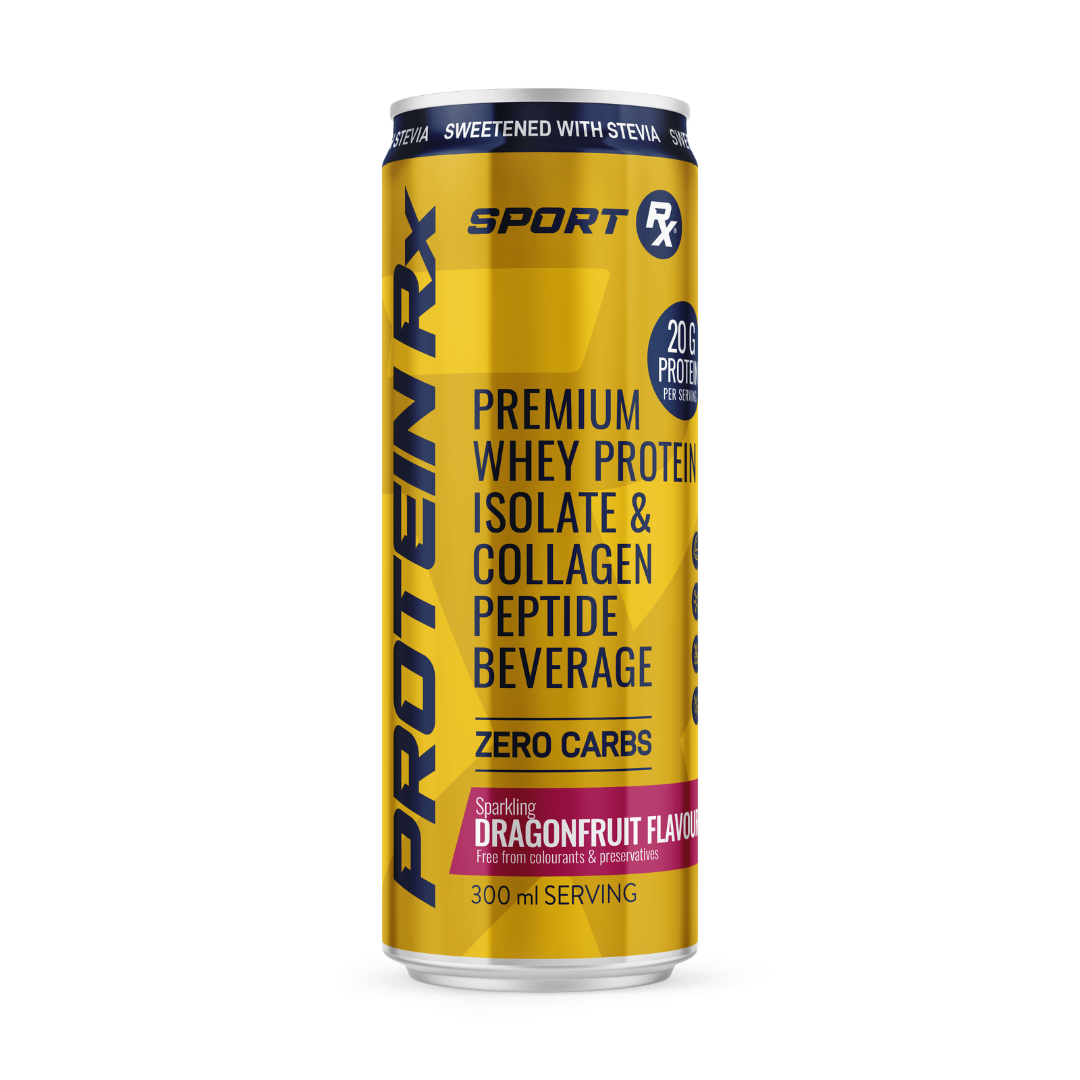 Protein RX Sport can on a white background