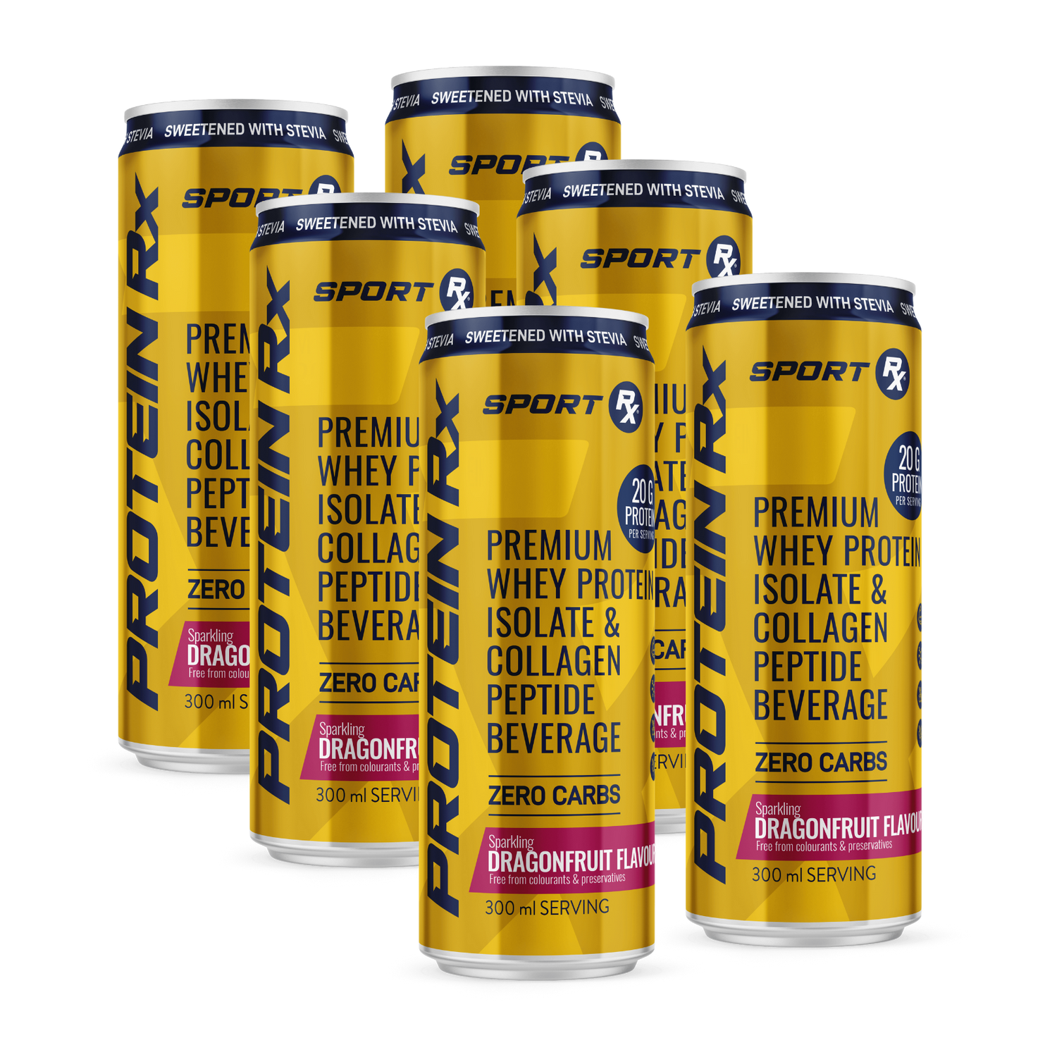 SPORT Rx | Protein Ready-to-Drink 6-Pack | Dragon Fruit (with Stevia)