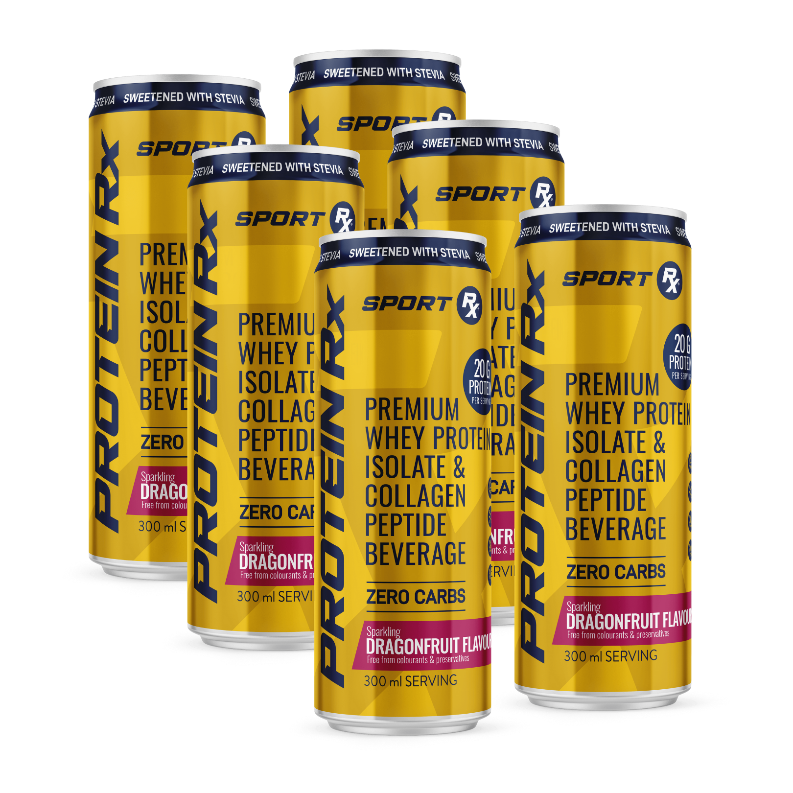 Protein RTD — Sparkling Whey & Collagen Protein Drink