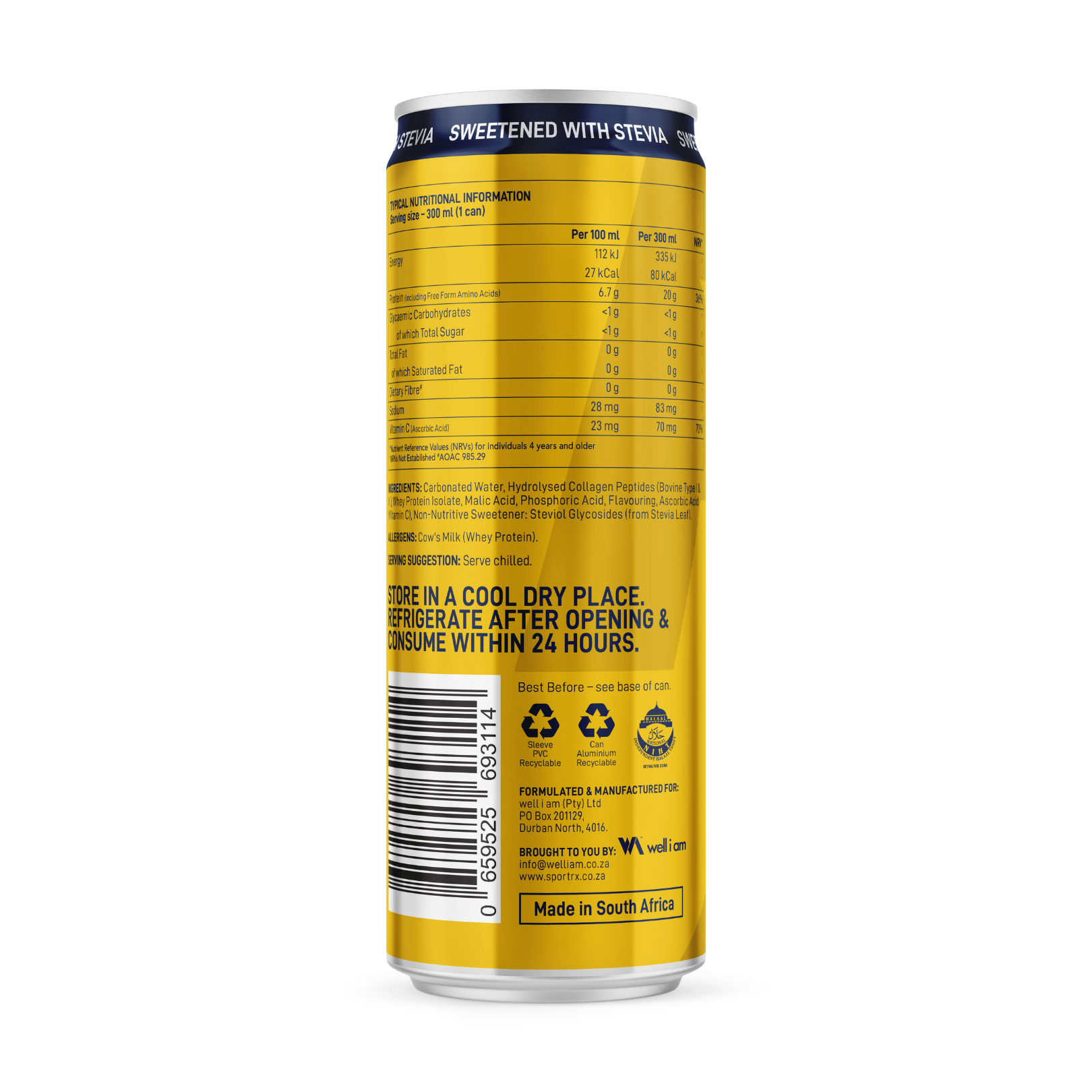 SPORT Rx | Protein Ready-to-Drink | Lemon Lime (with Stevia)