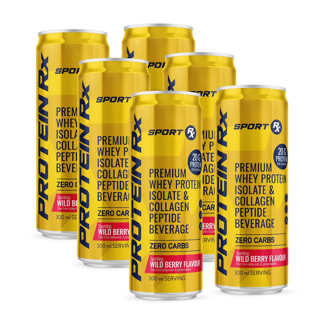 SPORT Rx | Protein Ready-to-Drink 6-Pack | Wild Berry