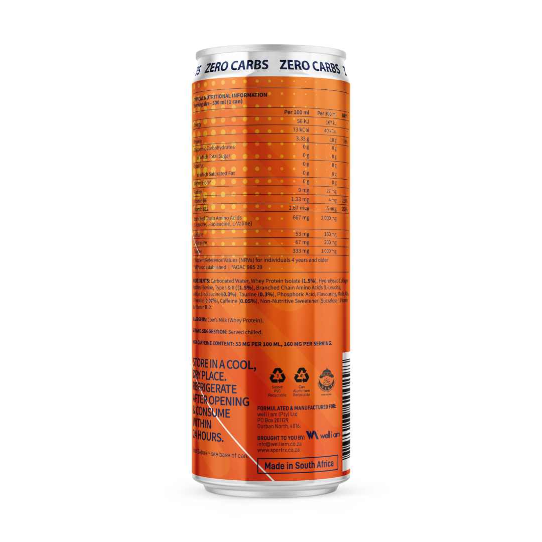 PROTEIN Rx ENERGY 6- Pack | Blue Raspberry