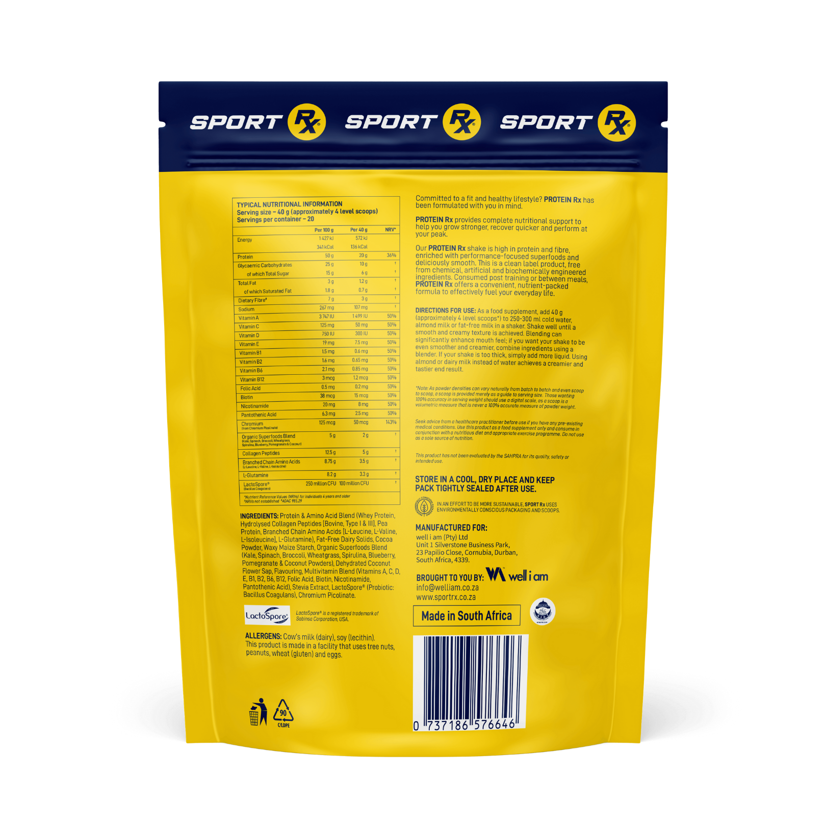 Protein Rx — All-In-One Protein Shake
