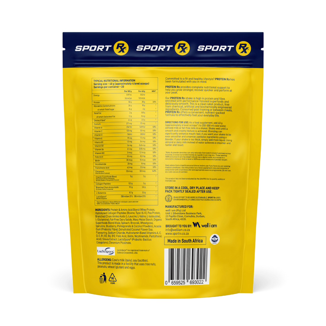 PROTEIN Rx | White Chocolate & Peanut Butter