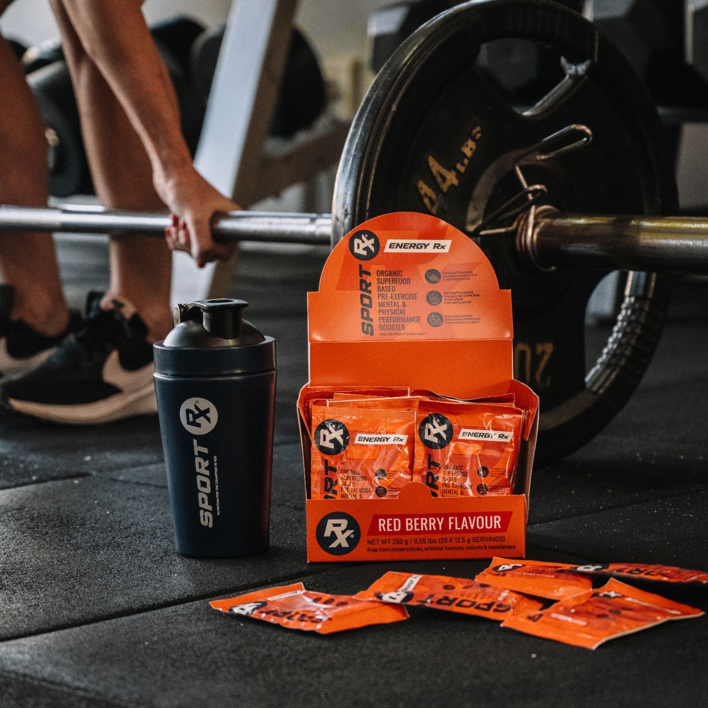 SPORT_Rx_Shaker_And_ENERGY_Rx_Product_In_A_Gym_Setting