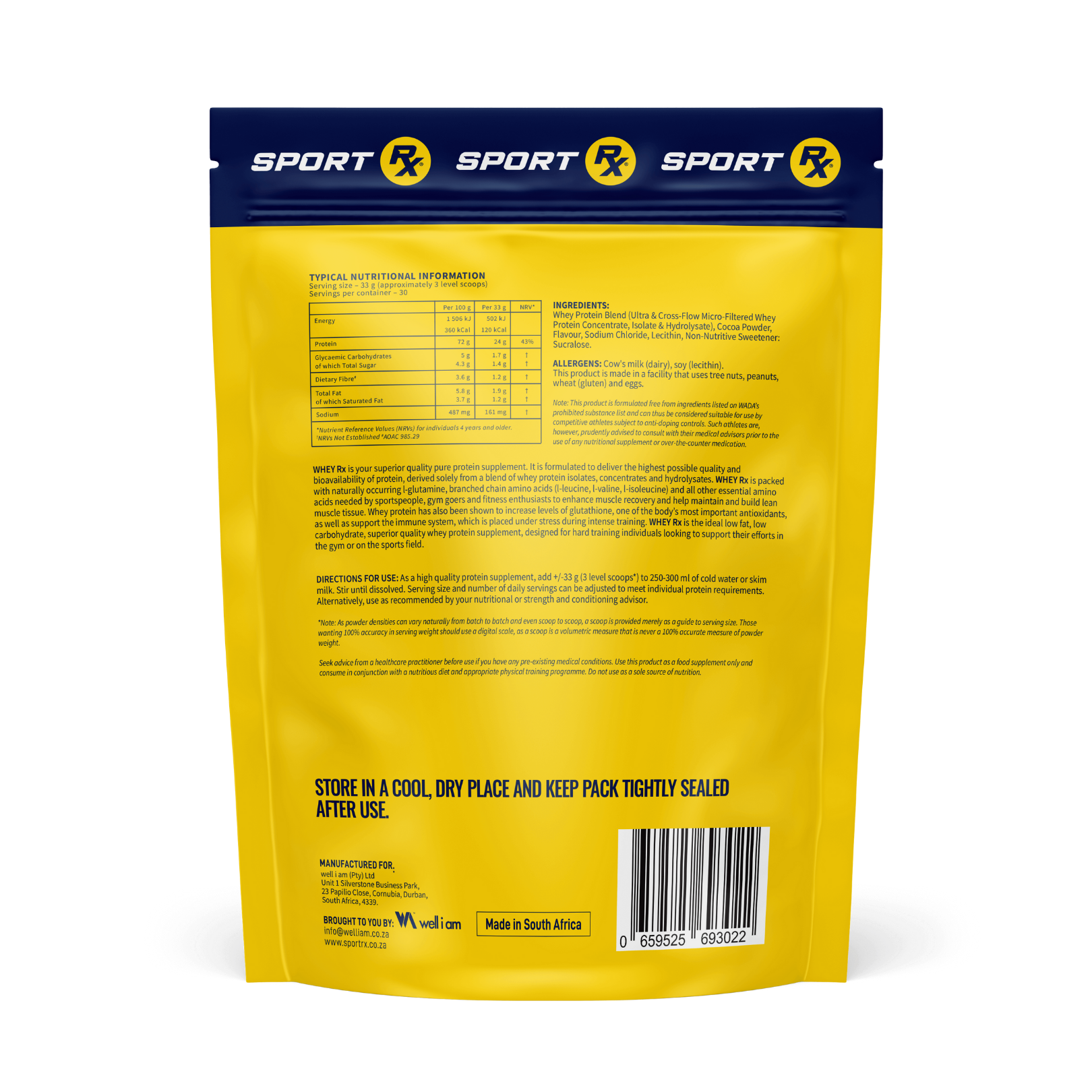 Whey Rx — Premium Clean Whey Protein