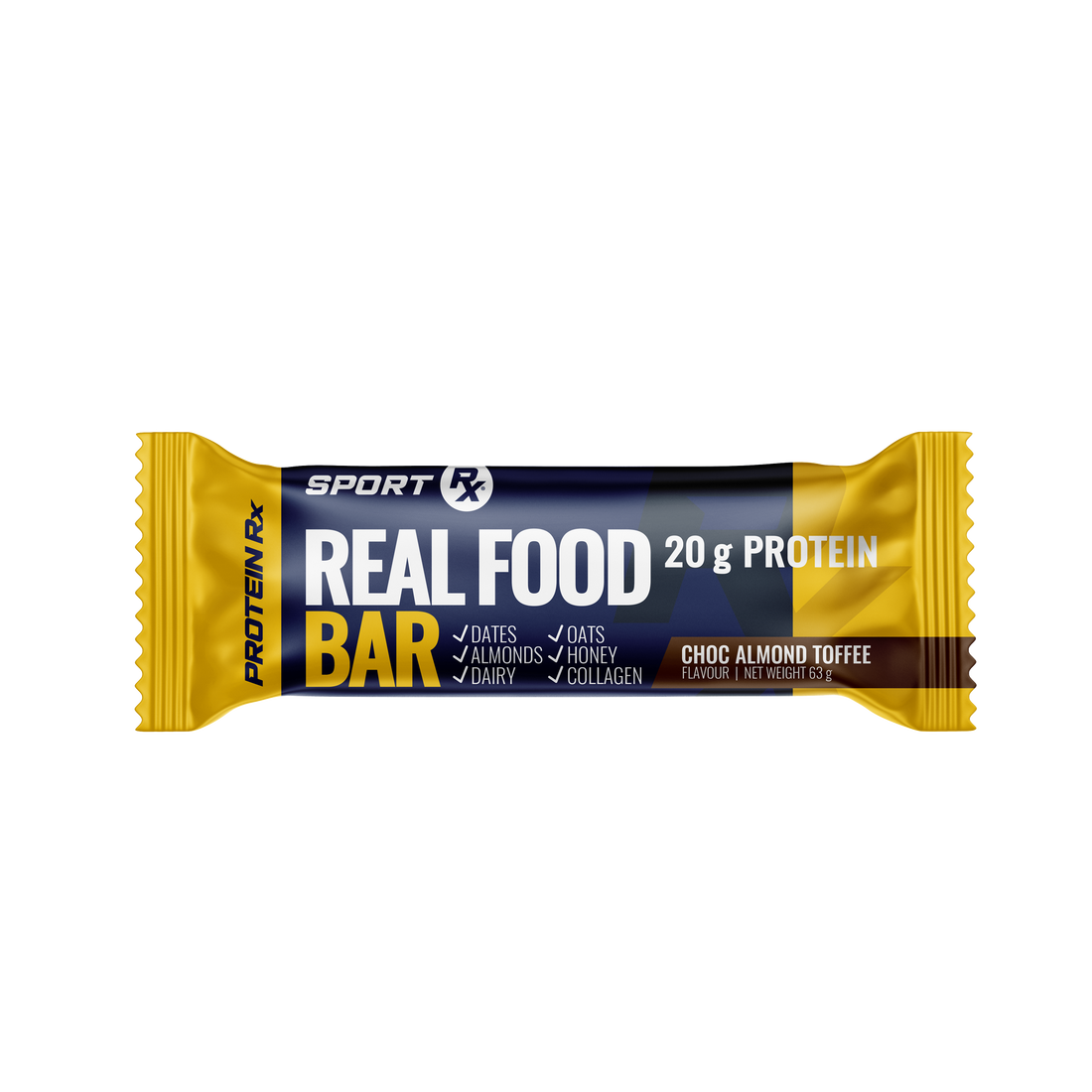 SPORT Rx | Real Food Bar | Choc Almond Toffee