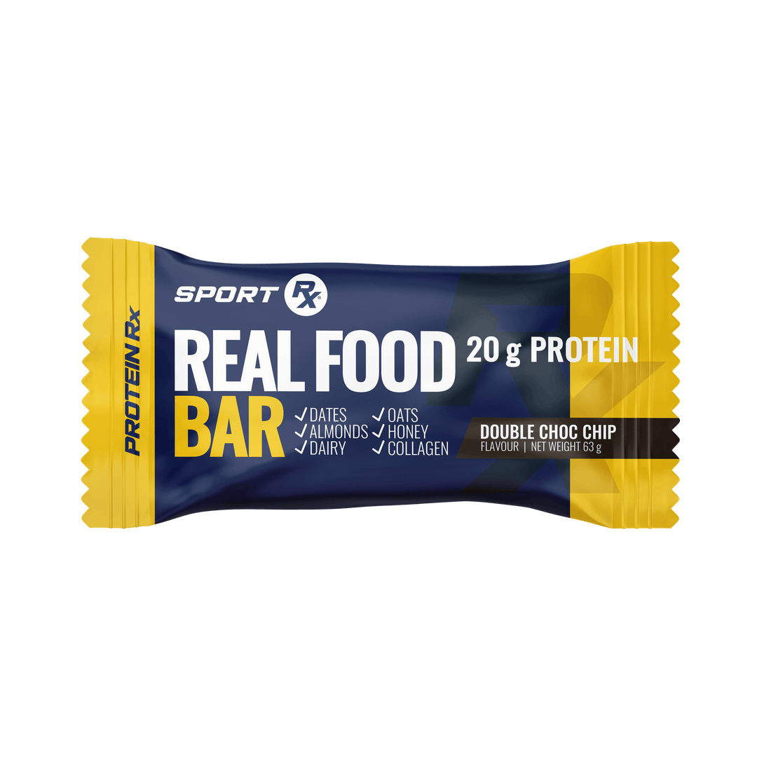 SPORT Rx | Real Food Bar Shipper | Double Choc Chip