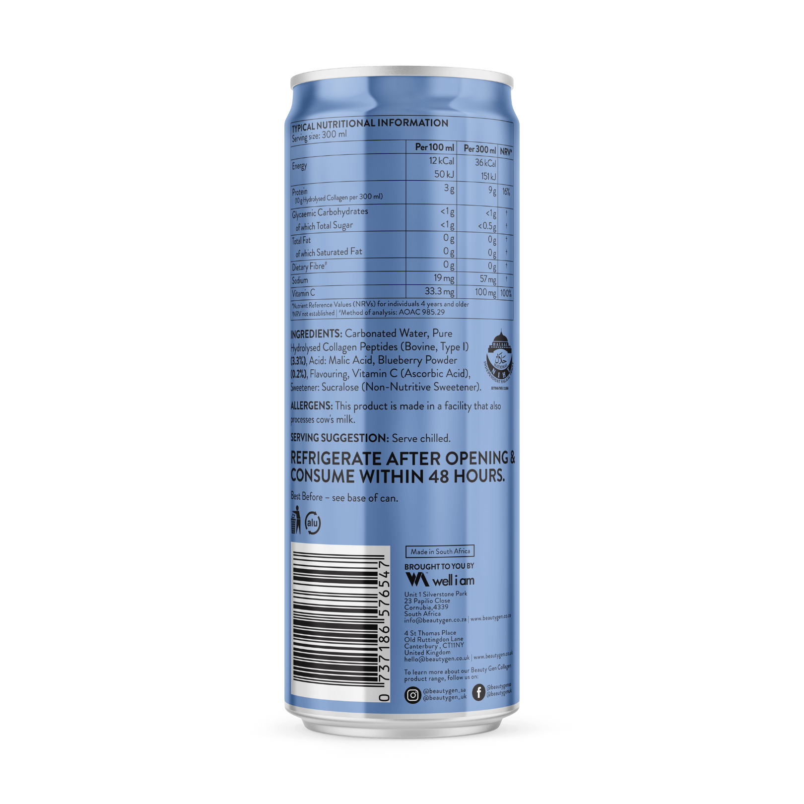 Collagen Beauty Drink — Sparkling Collagen Drink