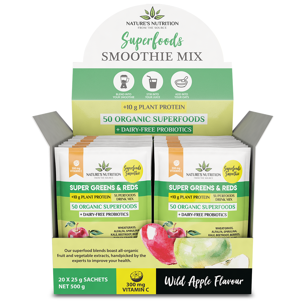 Wild Apple Superfoods Drink Mix Sachets (500g) - well i am store